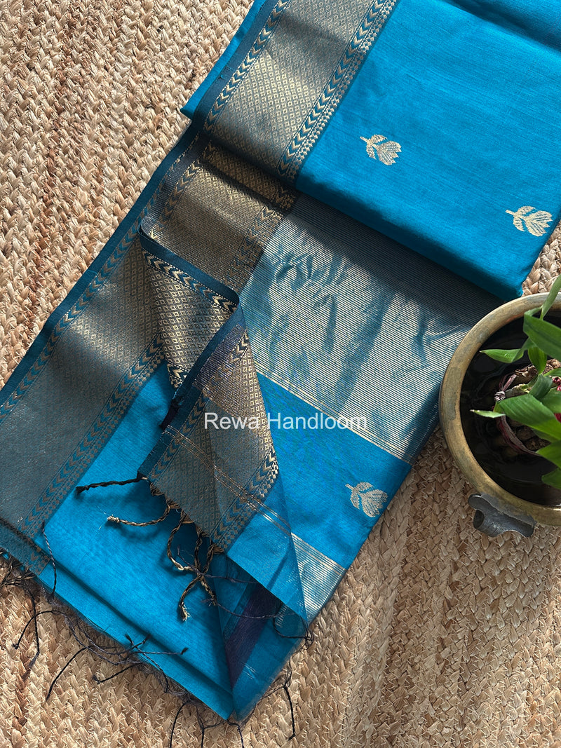 Maheshwari Lotus Butta Saree