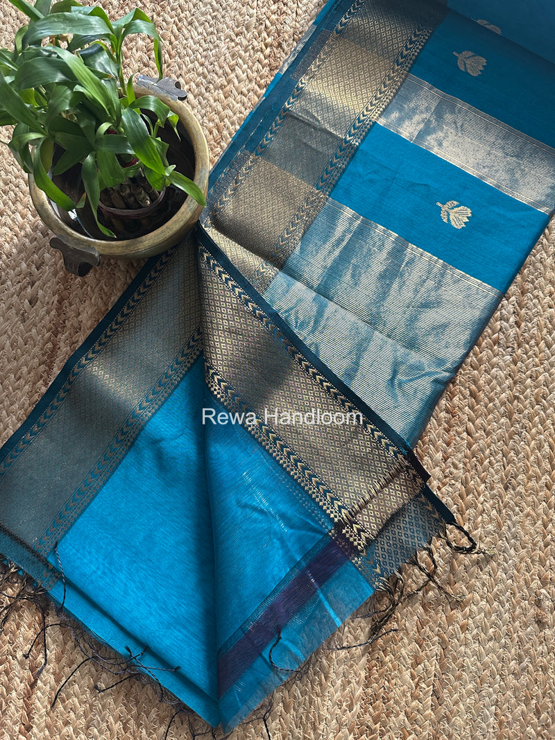 Maheshwari Morpankhi Lotus Butta Saree LLBS048