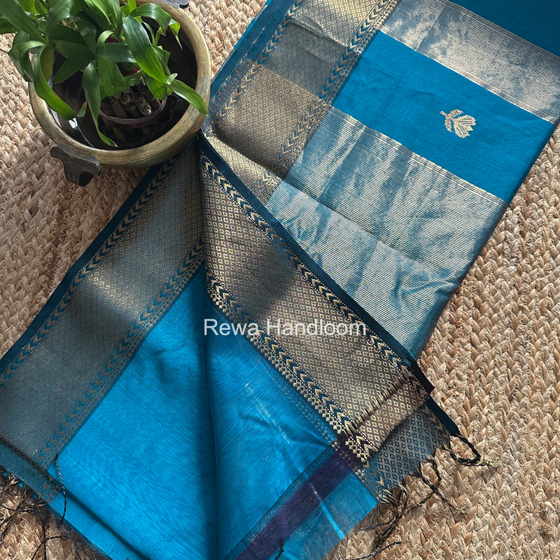 Maheshwari Morpankhi Lotus Butta Saree LLBS048