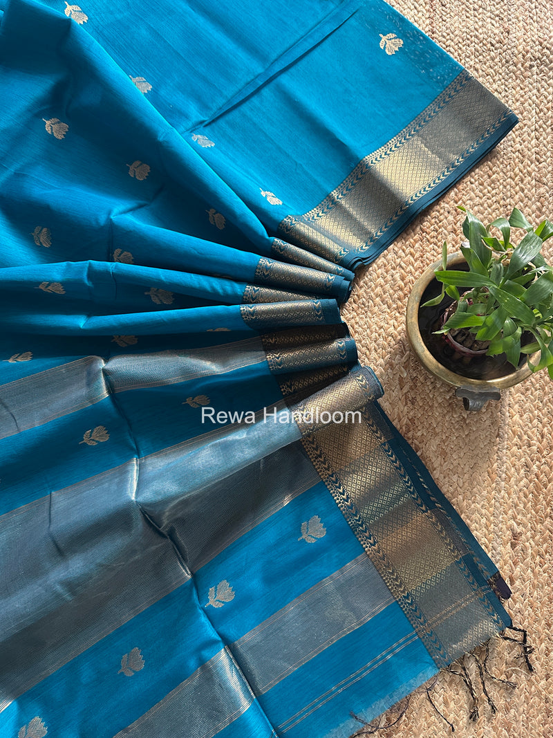 Maheshwari Morpankhi Lotus Butta Saree LLBS048