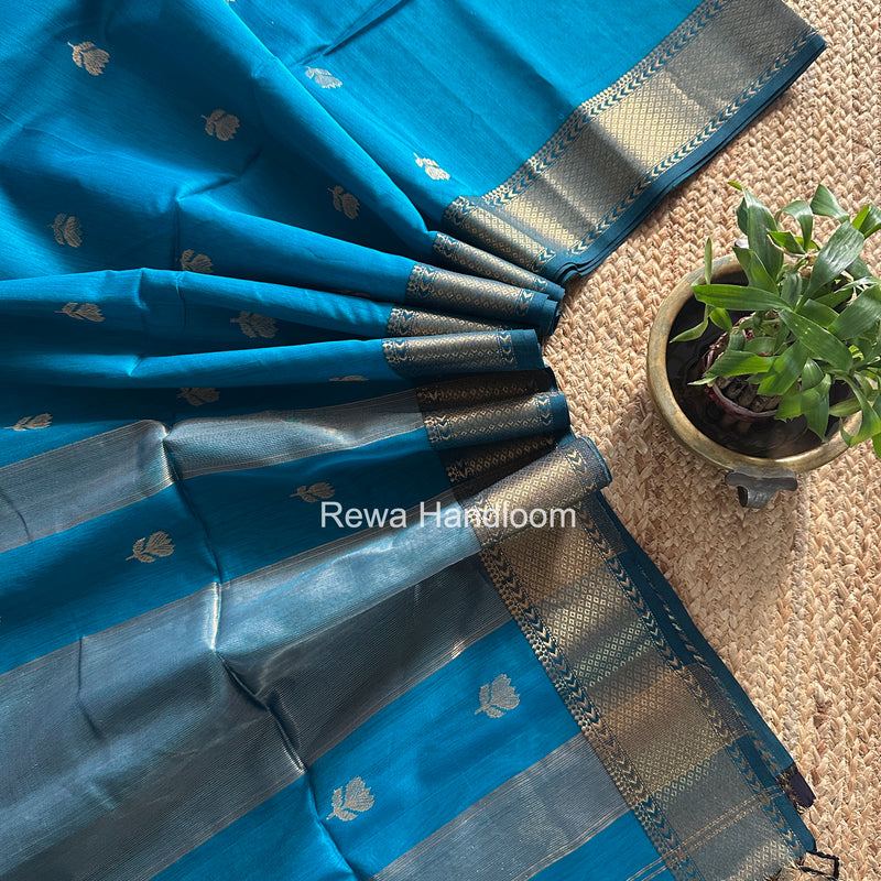 Maheshwari Morpankhi Lotus Butta Saree LLBS048