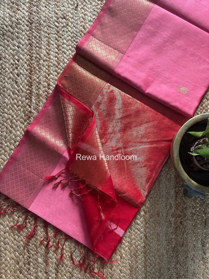 Maheshwari Lotus Butta Saree