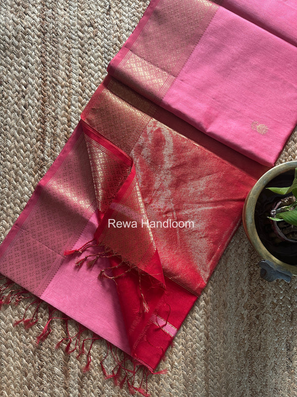 Maheshwari Lotus Butta Saree