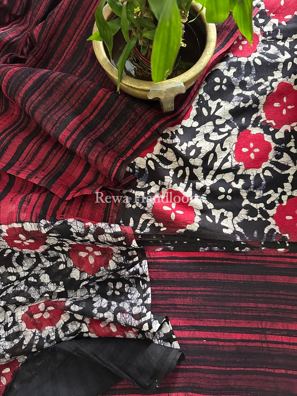 Batik Print Cotton Suit