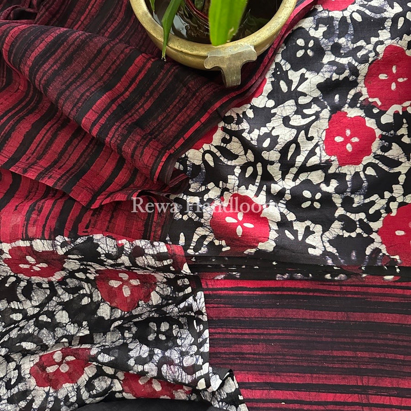 Batik Print Cotton Suit