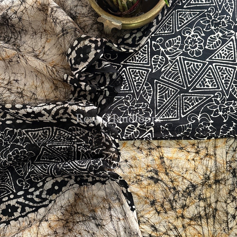 Batik Print Cotton Suit