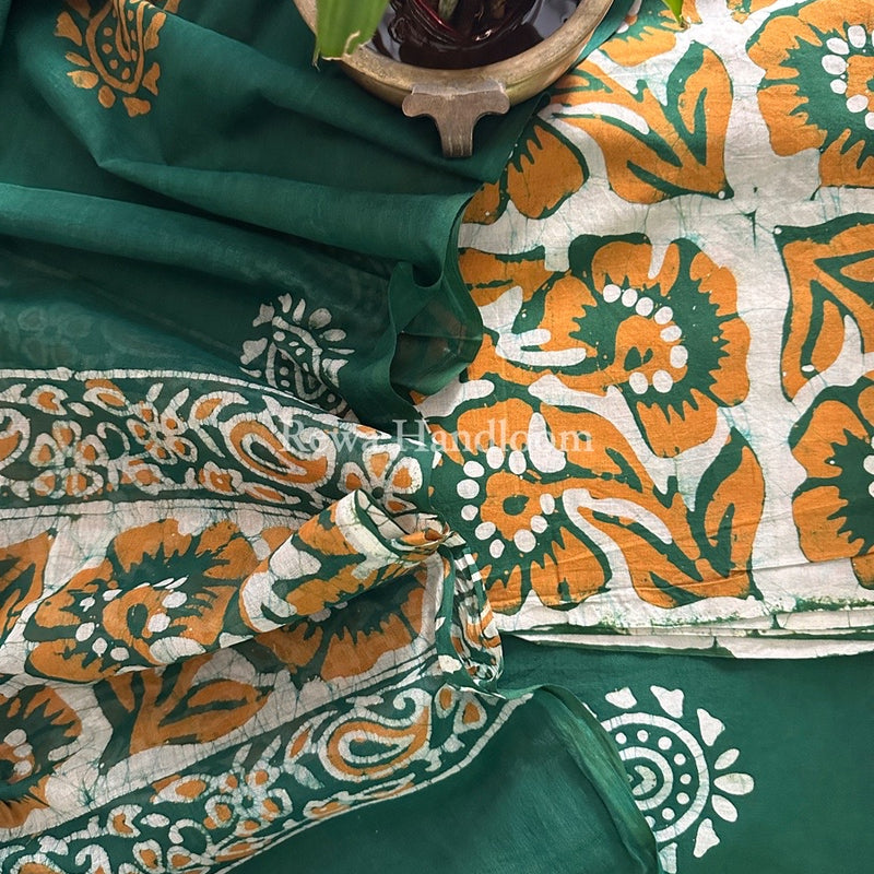 Batik Print Cotton Suit