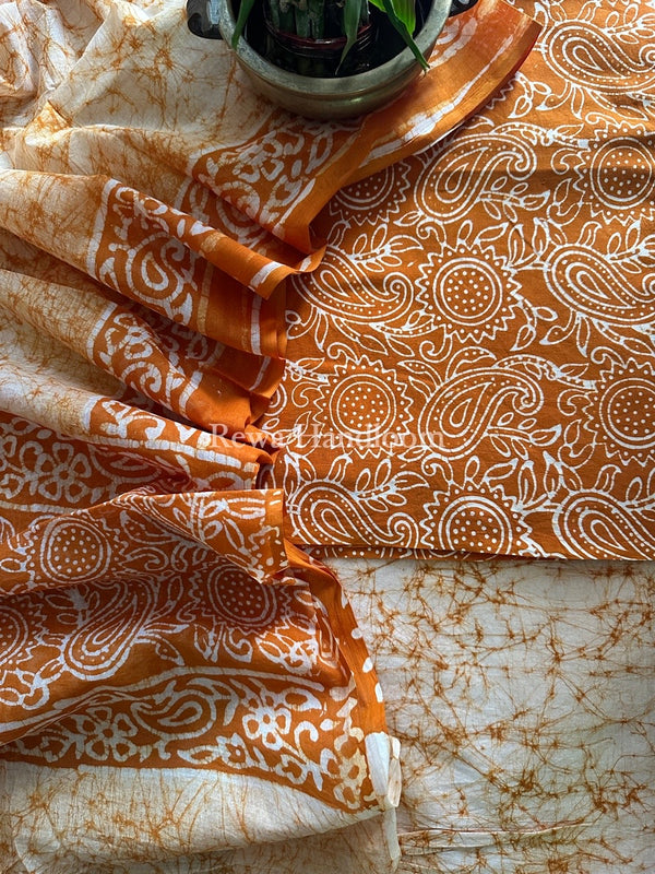 Batik Print Cotton Suit