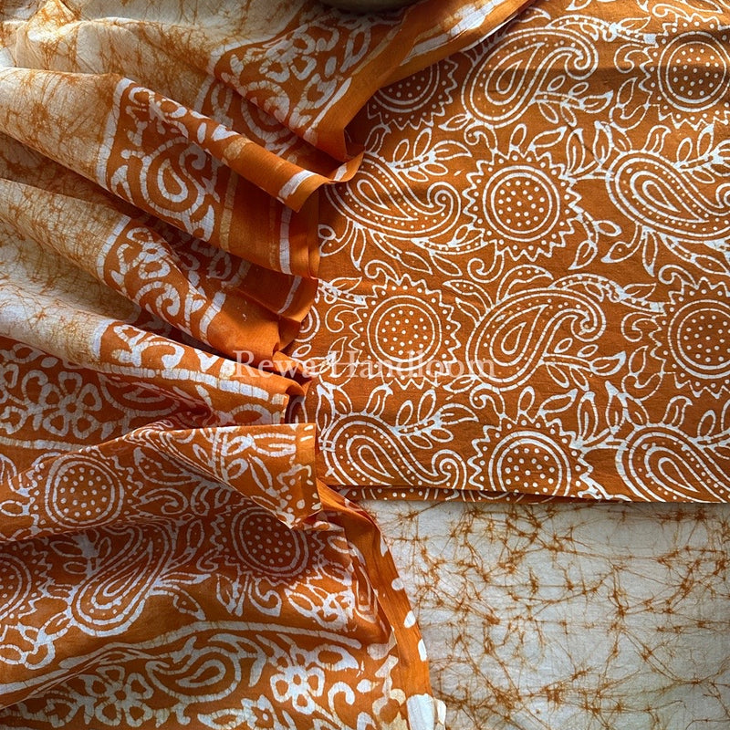 Batik Print Cotton Suit
