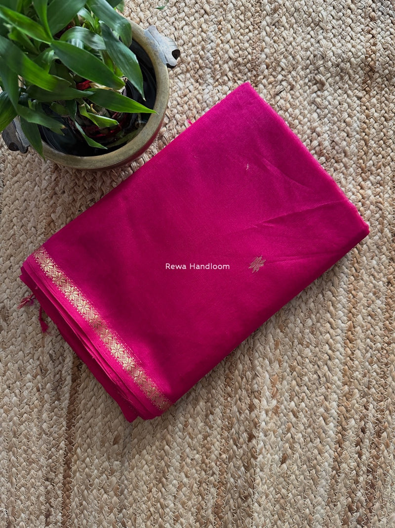Rani Pink Star Butti Maheshwari Saree SBS0067