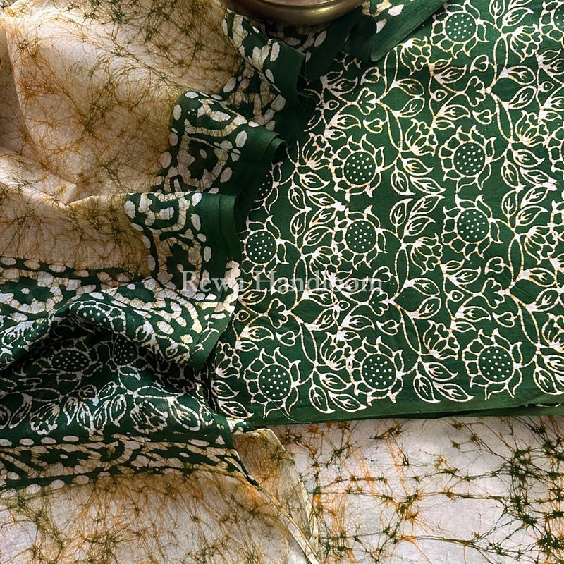 Batik Print Cotton Suit
