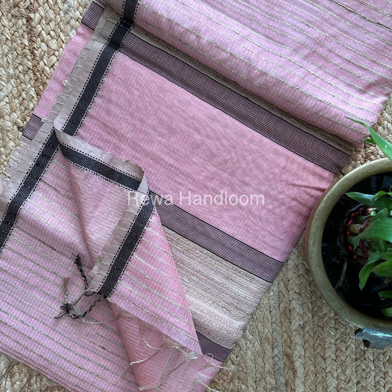 Maheshwari Gichha Thread Lining Saree