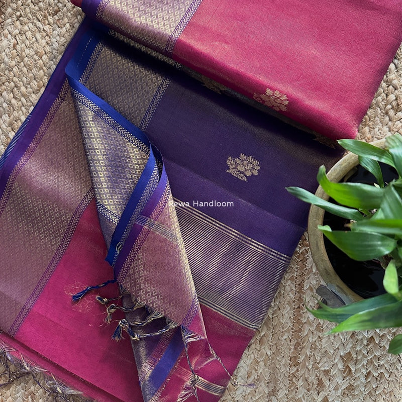 Maheshwari Tissue Silk Saree