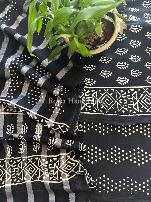 Batik Print Cotton Suit