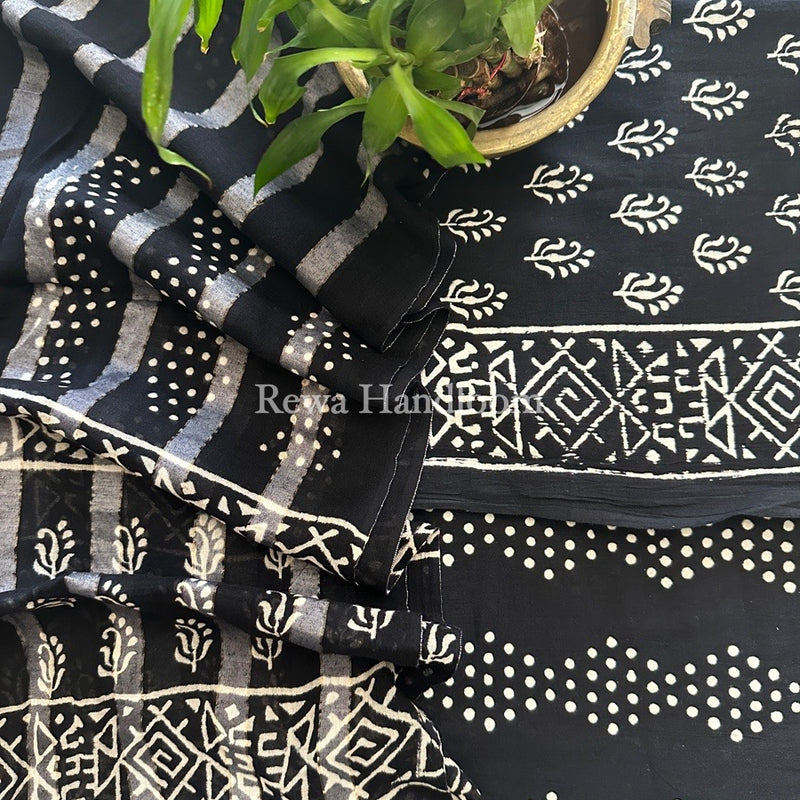 Batik Print Cotton Suit