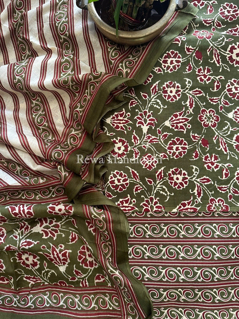 Batik Print Cotton Suit