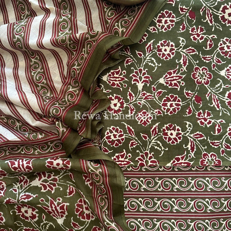 Batik Print Cotton Suit