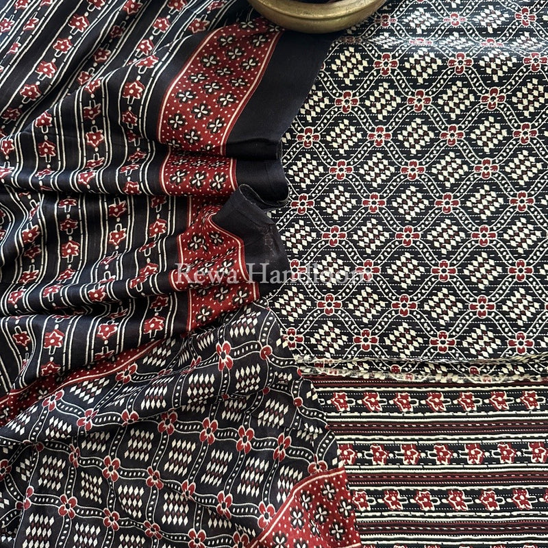 Batik Print Cotton Suit