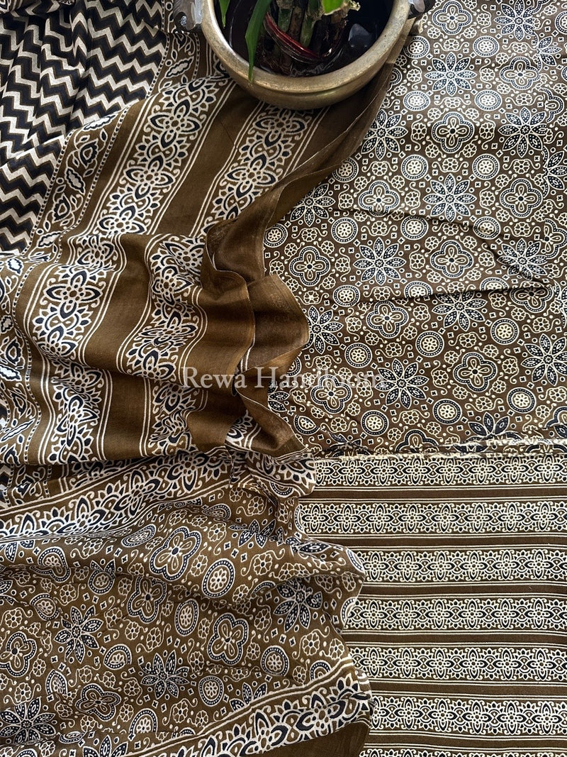 Batik Print Cotton Suit