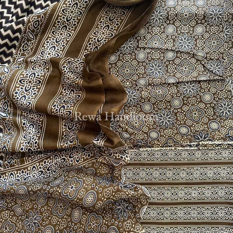 Batik Print Cotton Suit