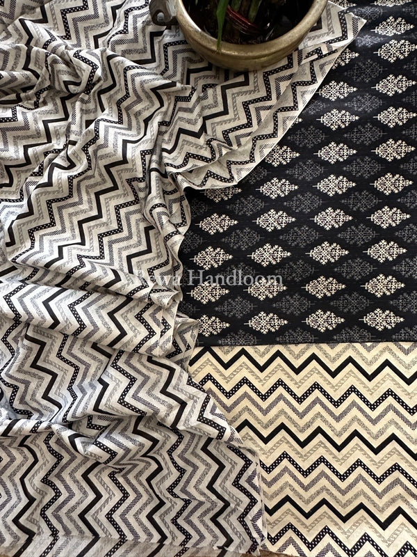 Batik Print Cotton Suit