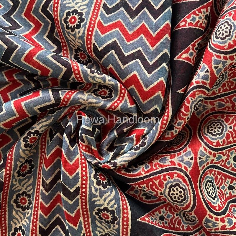 Grey Chanderi Silk Saree CPS06