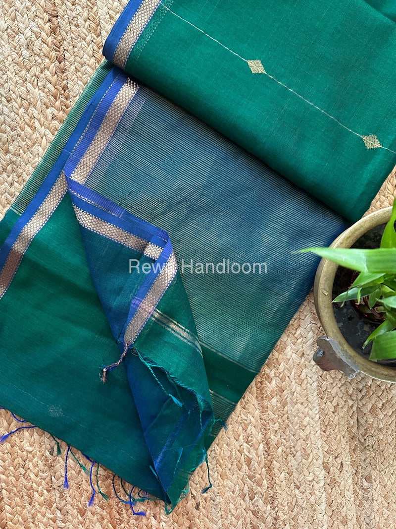  Zari Butti Maheshwari Saree