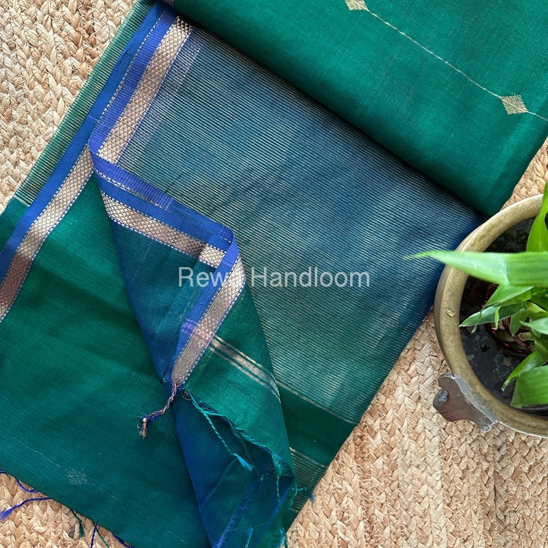  Zari Butti Maheshwari Saree