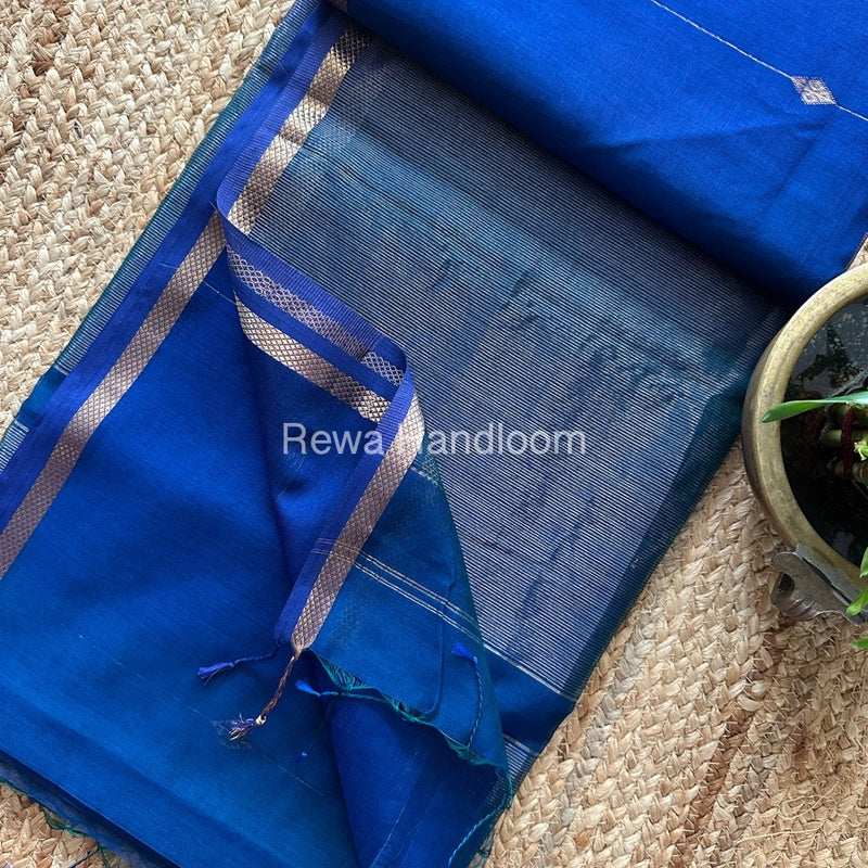  Zari Butti Maheshwari Saree