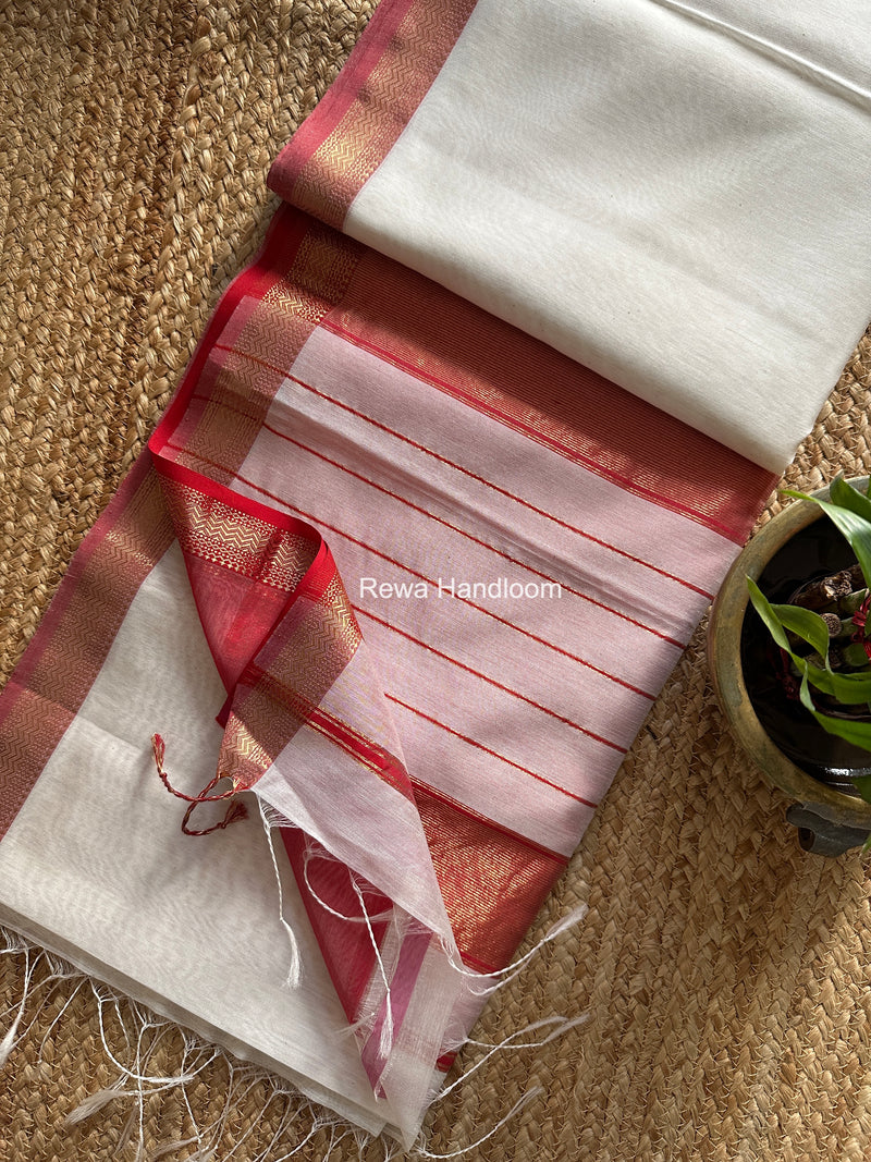 Maheshwari Rewa Lehar Saree