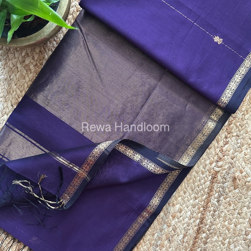  Zari Butti Maheshwari Saree