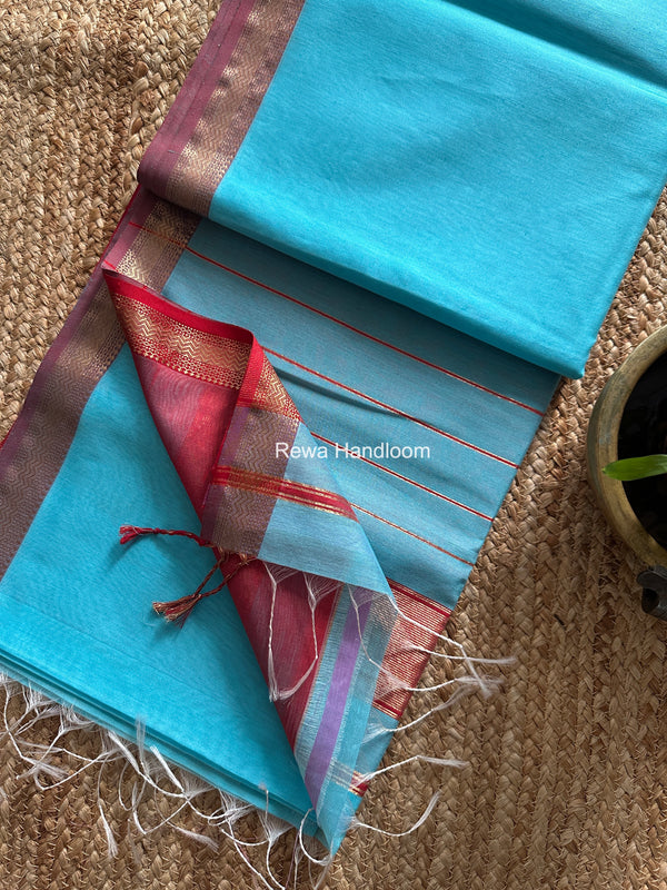 Maheshwari Rewa Lehar Saree