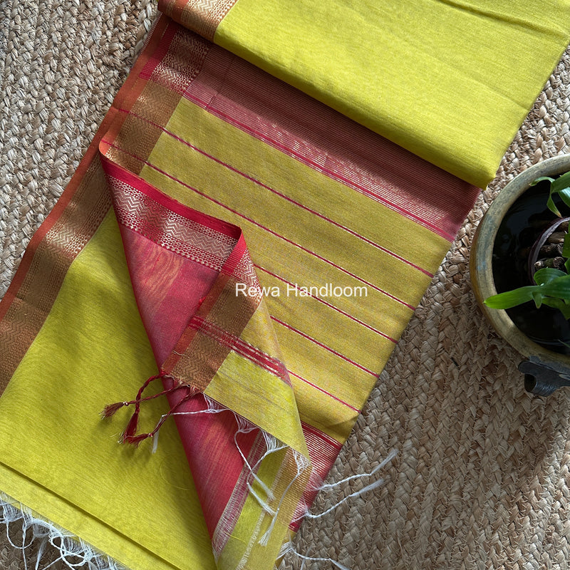 Maheshwari Rewa Lehar Saree