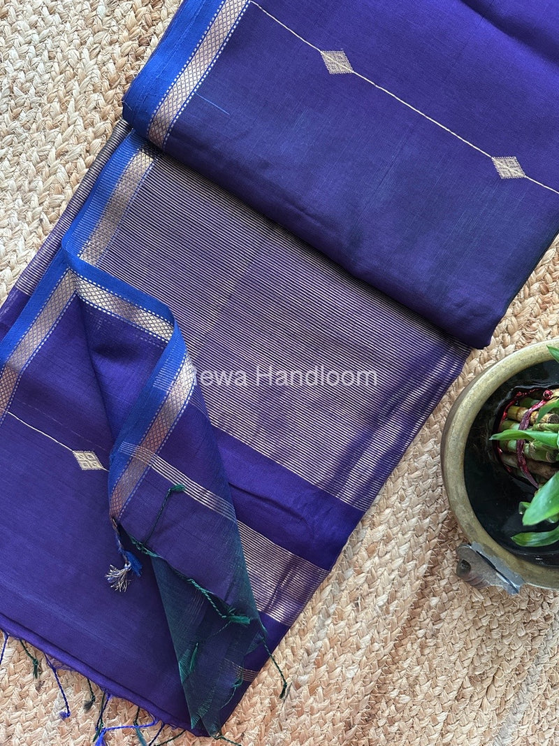  Zari Butti Maheshwari Saree