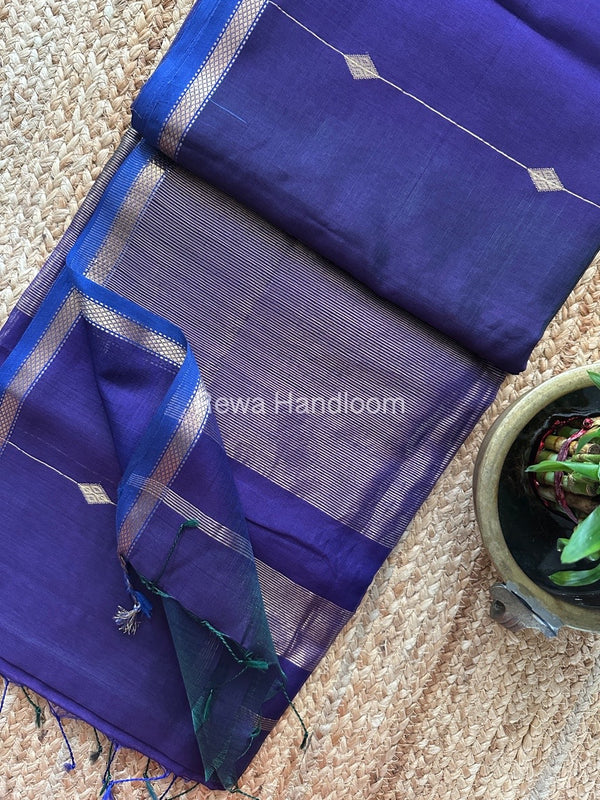  Zari Butti Maheshwari Saree