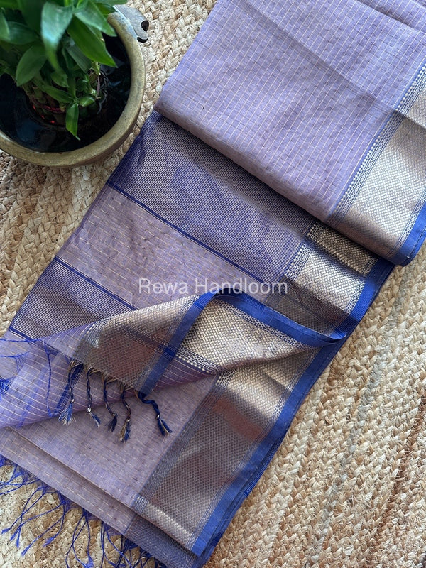 Maheshwari Zari Checks Saree