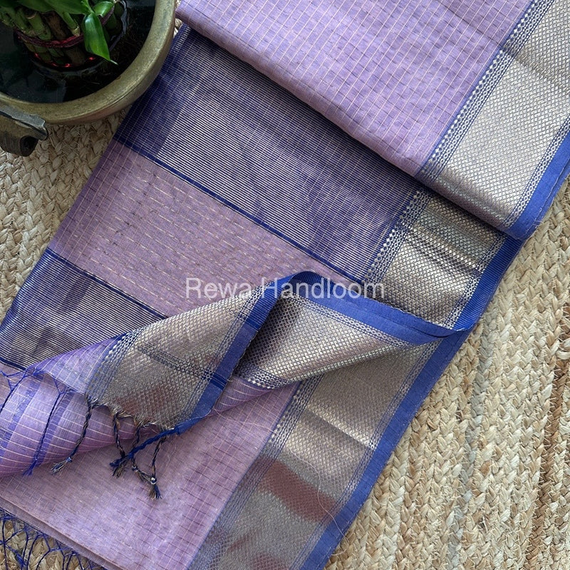 Maheshwari Zari Checks Saree