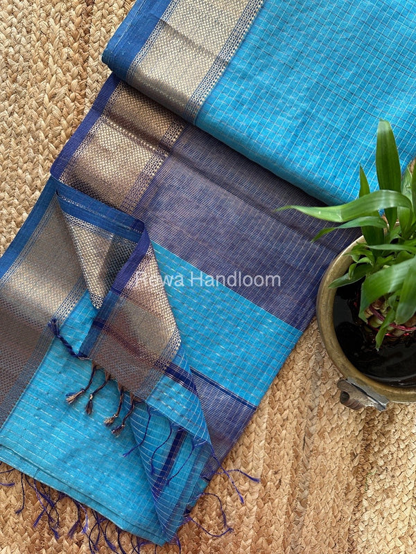 Maheshwari Zari Checks Saree