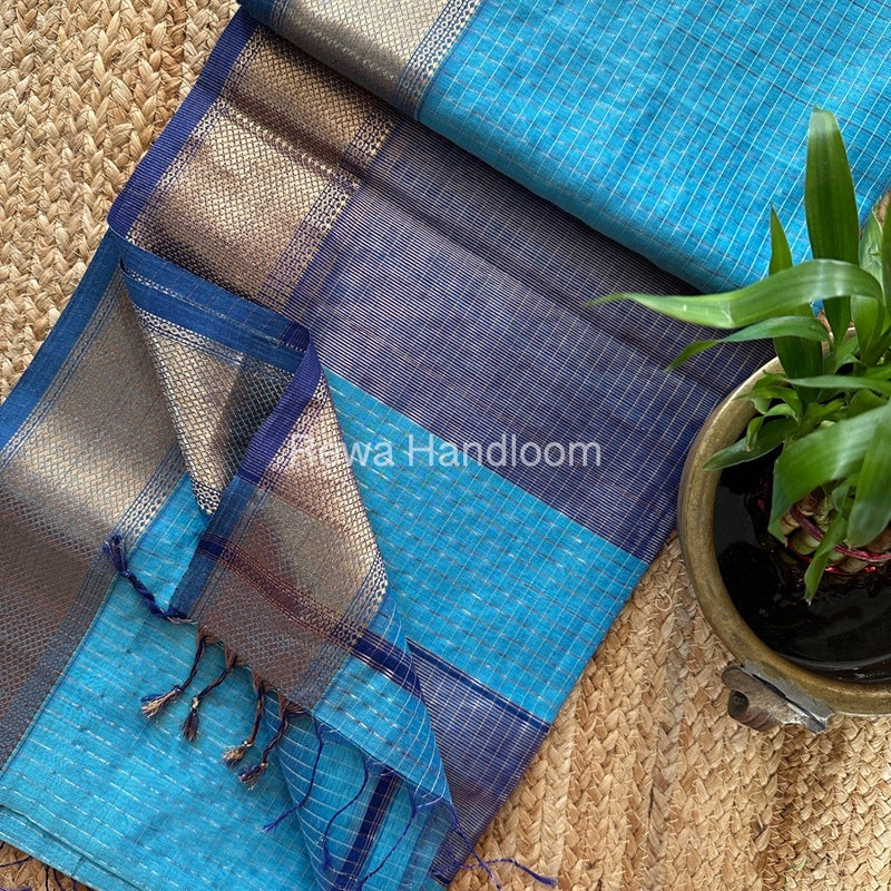 Maheshwari Zari Checks Saree