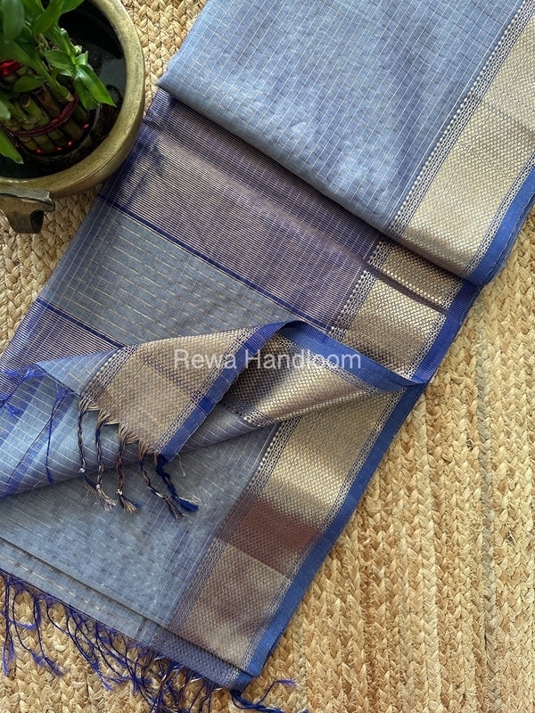 Maheshwari Zari Checks Saree