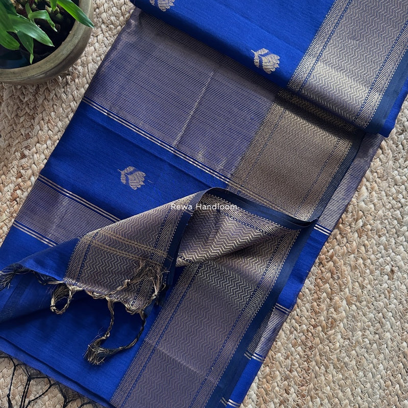Maheshwari Lotus Butta Saree 