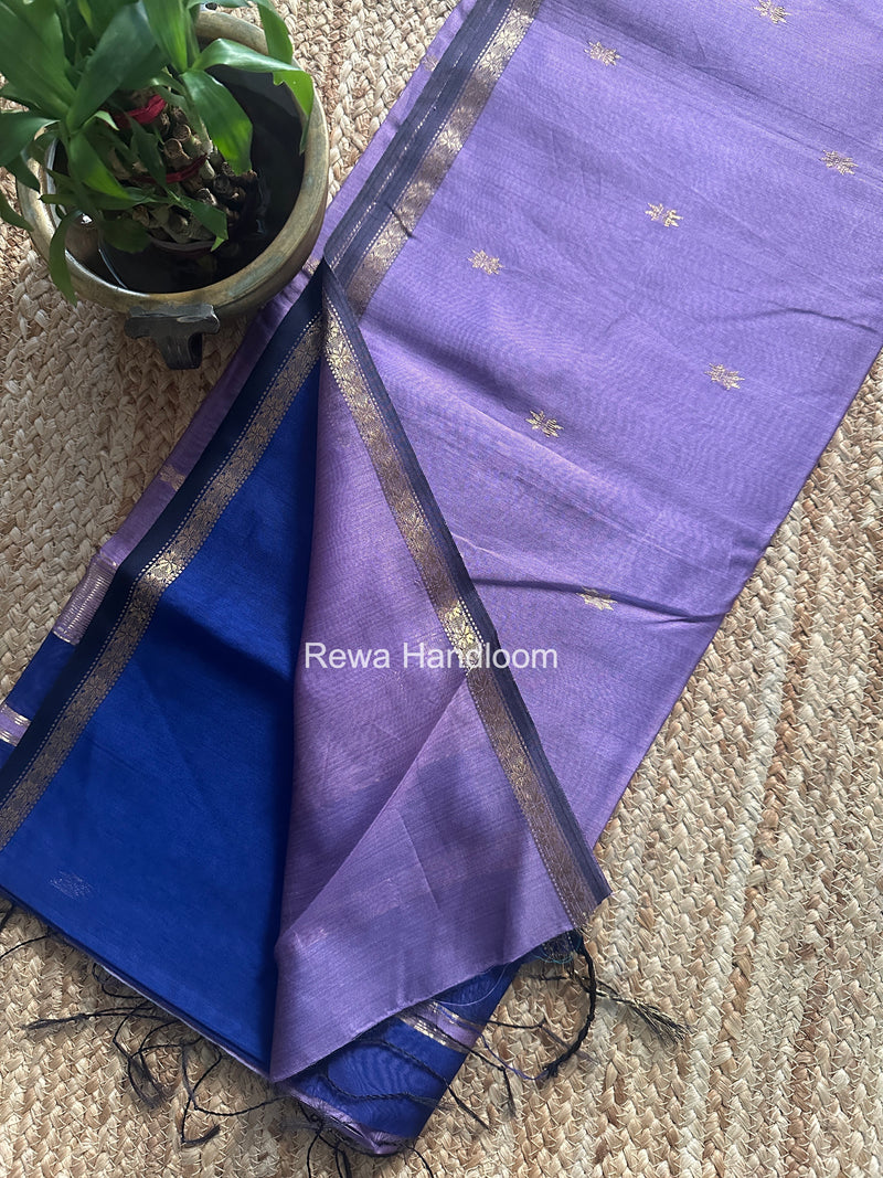 Blue Star Butti Maheshwari Saree SSB022