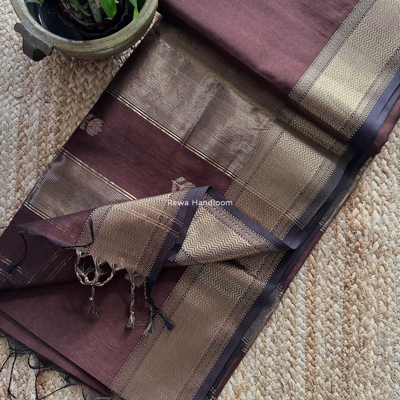 Maheshwari Lotus Butta Saree 