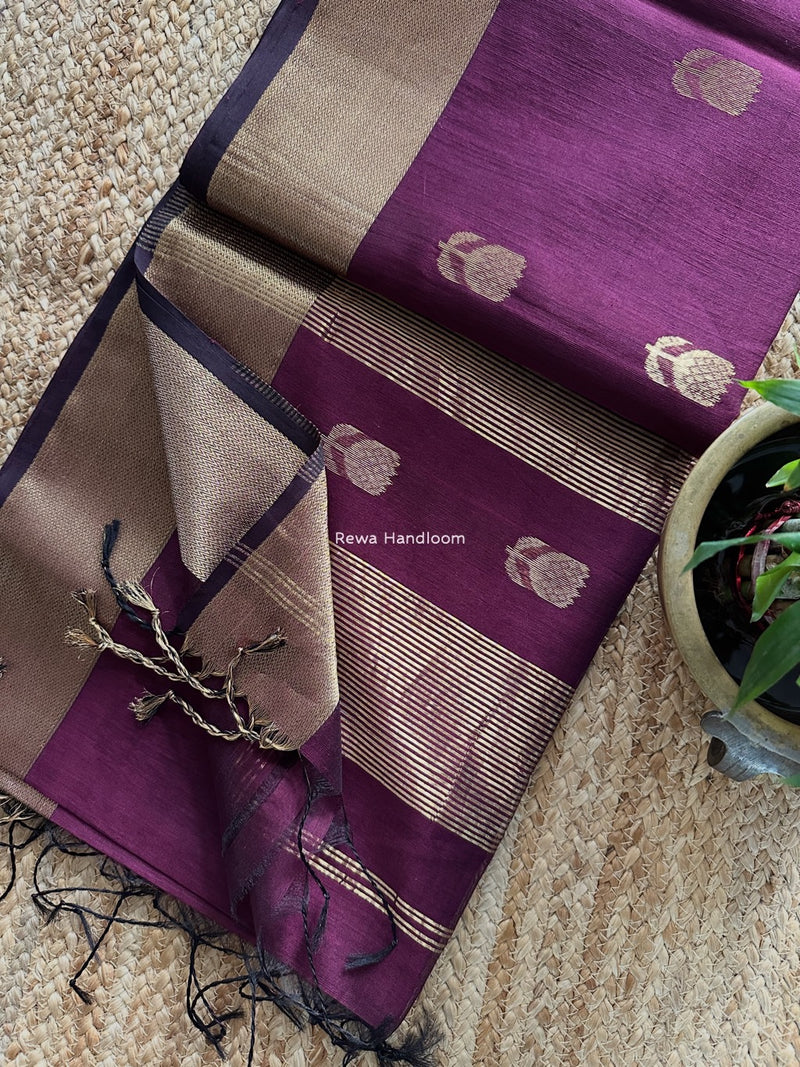 Maheshwari Lotus Butta Saree 