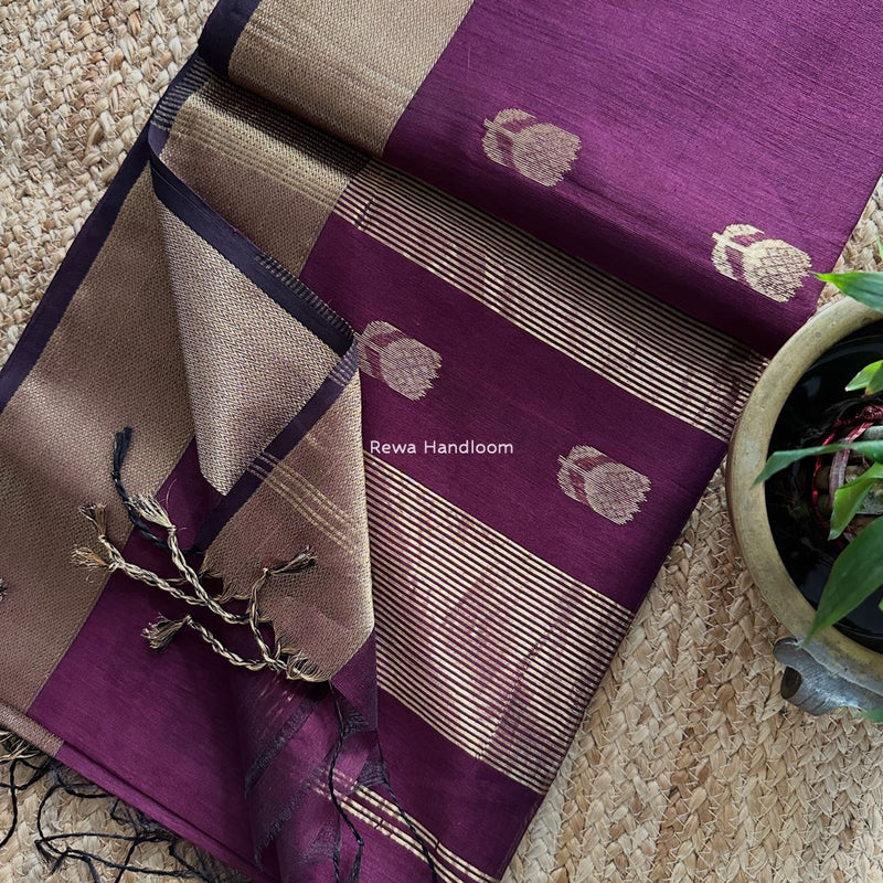 Maheshwari Lotus Butta Saree 