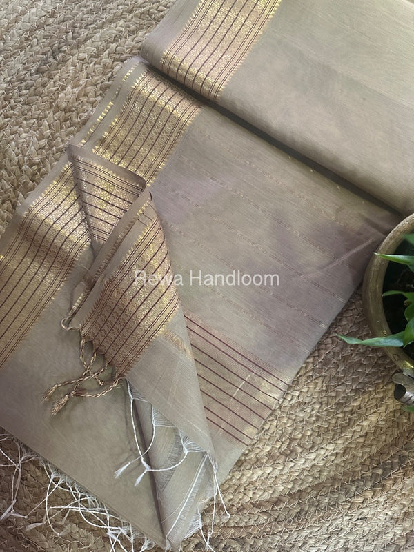 Maheshwari Zari Border Saree