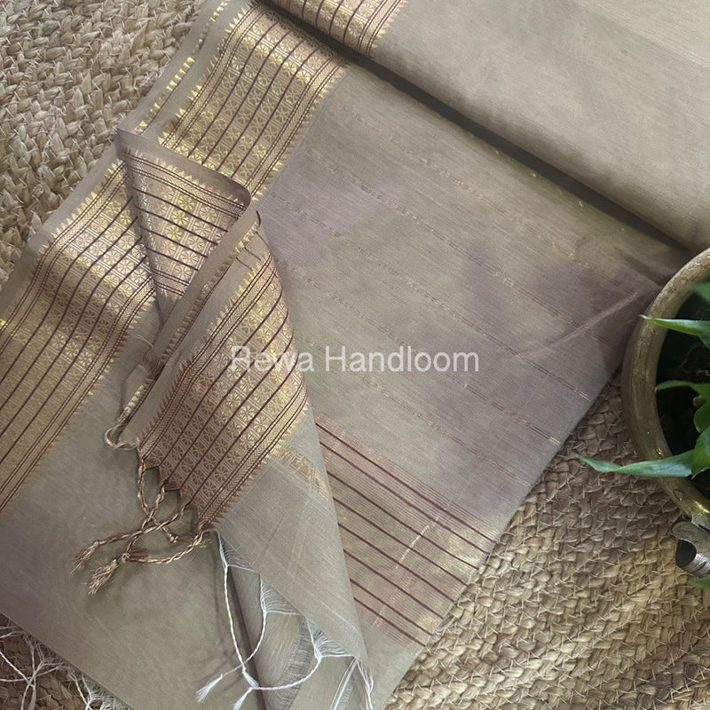 Maheshwari Zari Border Saree