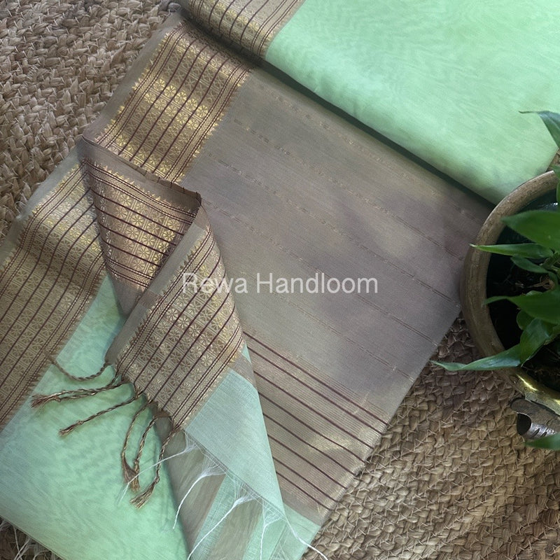 Maheshwari Zari Border Saree