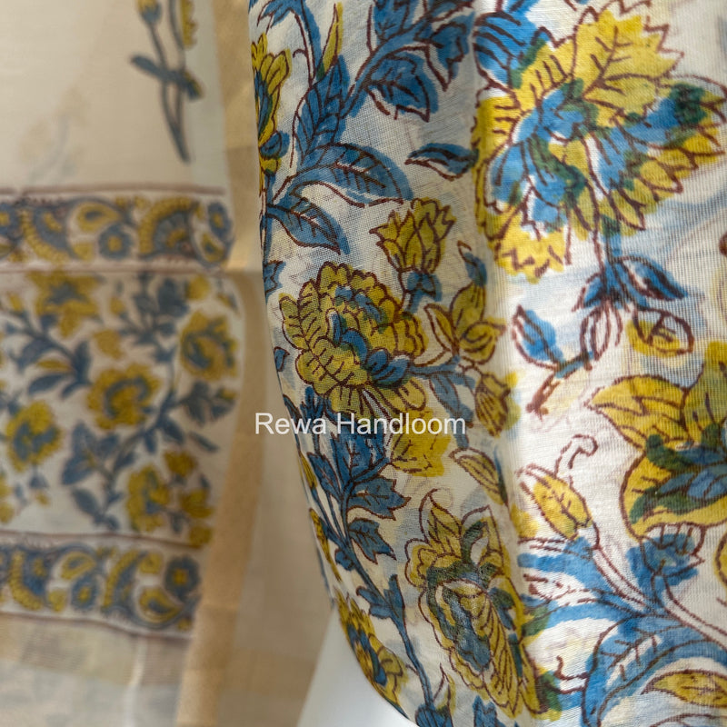 Maheshwari Top-Dupatta
