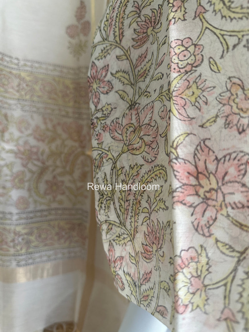 Maheshwari Top-Dupatta